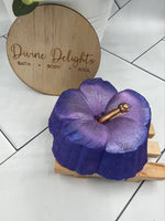 Purple Hibiscus Flower Bath Bomb