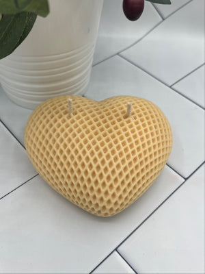 Large Heart Decorative Candle