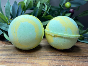 Lemongrass Lime Round Bath Bomb